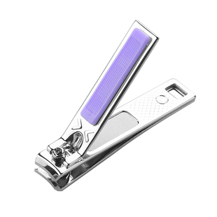 金达强人指甲刀不锈钢指甲钳单个小中号指甲剪送环钥匙圈指甲剪刀