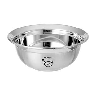 沃德百惠汤面碗316不锈钢儿童饭碗加厚喝粥碗水果盆勺子叉子套装