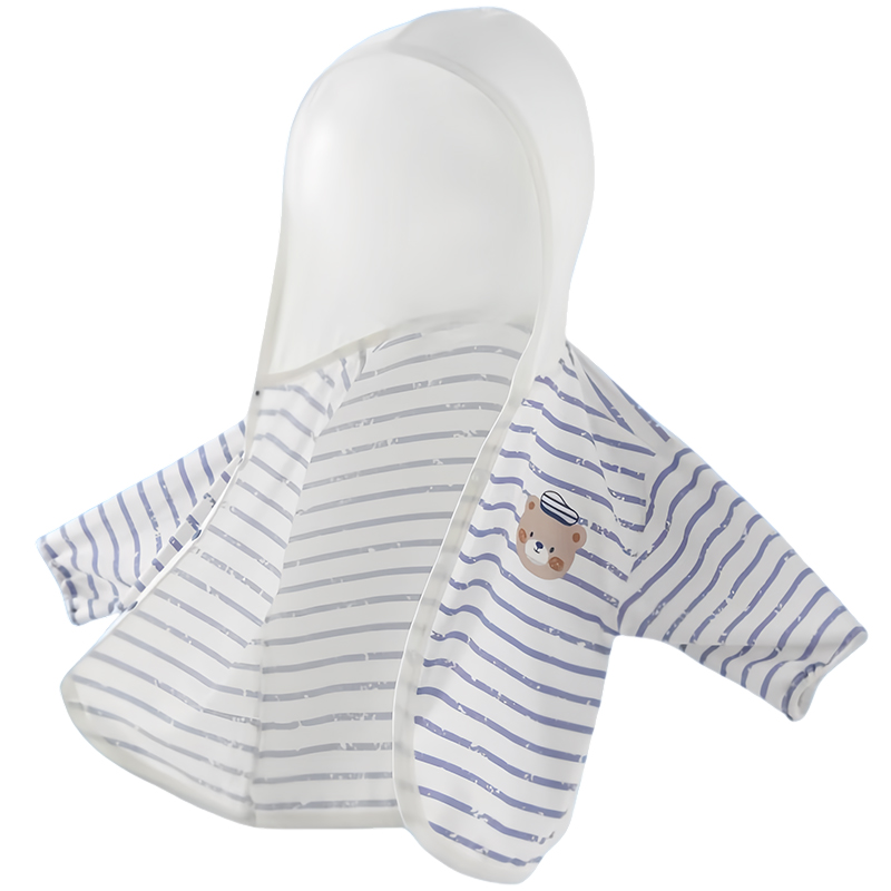 婴儿防晒衣夏季薄款莫代尔轻薄透气宝宝皮肤衣凉感空调衫冰丝外套