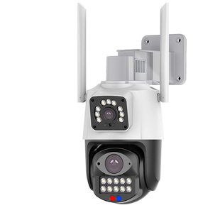 三镜头5G双频无线WiFi摄像头家用无网络手机远程360度监控器摄影