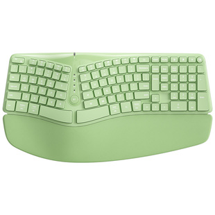 BOW 蓝牙无线有线三模人体工学键盘鼠标套装手机电脑通用打字静音