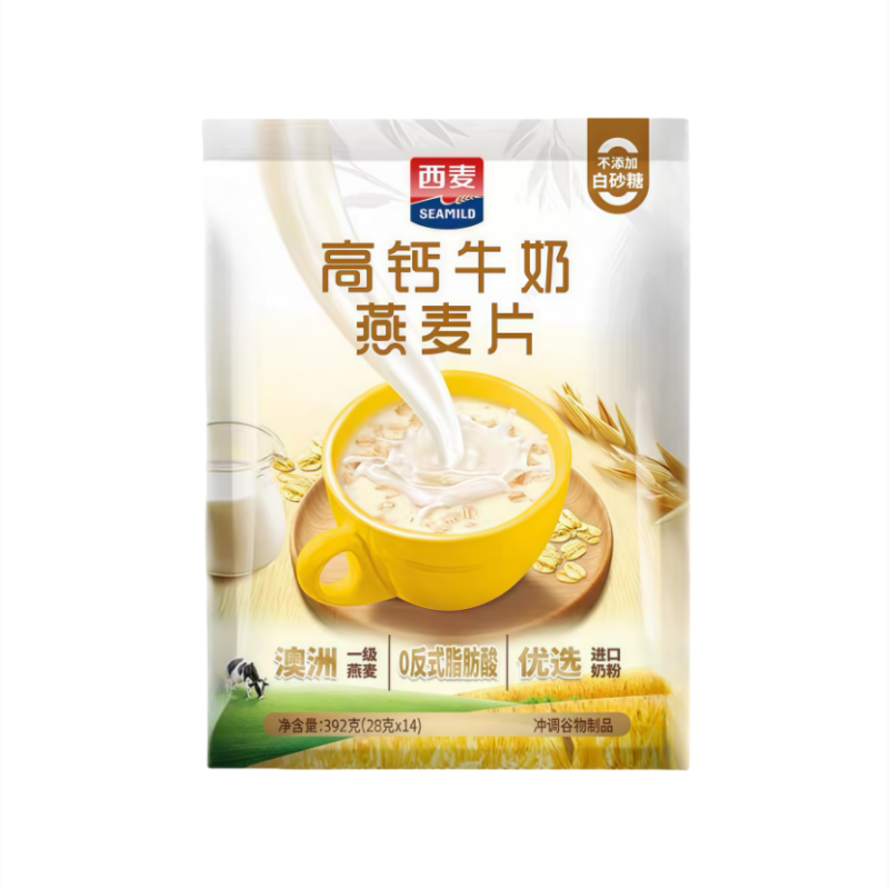 高钙牛奶燕麦片独立小包装
