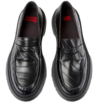 黑色女鞋Camper英伦软底