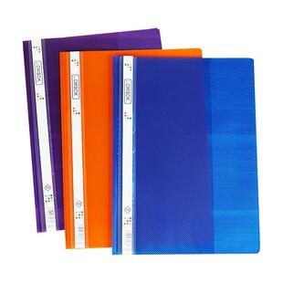 2孔文件夹A4资料装订报告夹二孔打孔活页夹加厚透明档案夹试卷夹