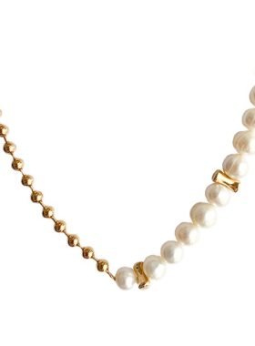 温莎珠宝半圆珠项链半珍珠锁骨链