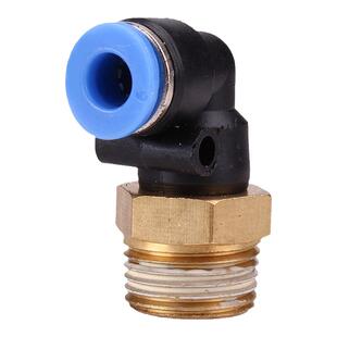 气动气管快速接头快插接头螺纹弯头PL8-02 /4-M5 /6-01 /10-03/1