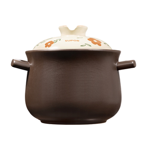 苏泊尔砂锅煲家用煲仔饭锅燃气灶耐高温煤气陶瓷炖锅汤锅沙锅石锅