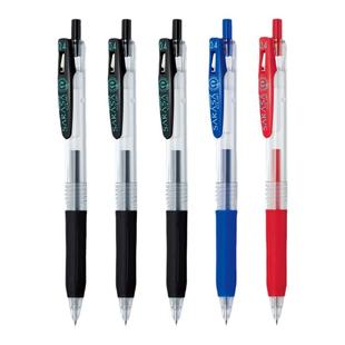 斑马中性笔黑色0.5mm水笔JJ15学生用日本水性笔芯红笔黑笔考试专用笔0.4mm文具办公用品碳素笔zebra签字笔