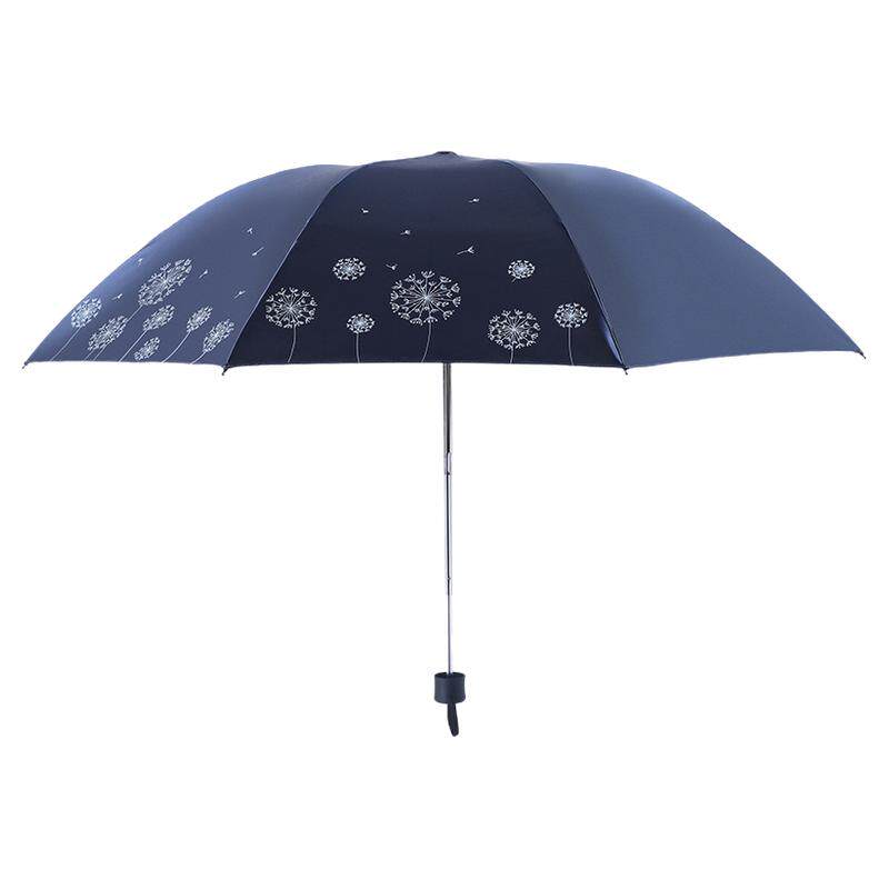 天堂伞太阳伞雨伞女晴雨两用防晒遮阳伞女生高颜值复古口袋折叠伞