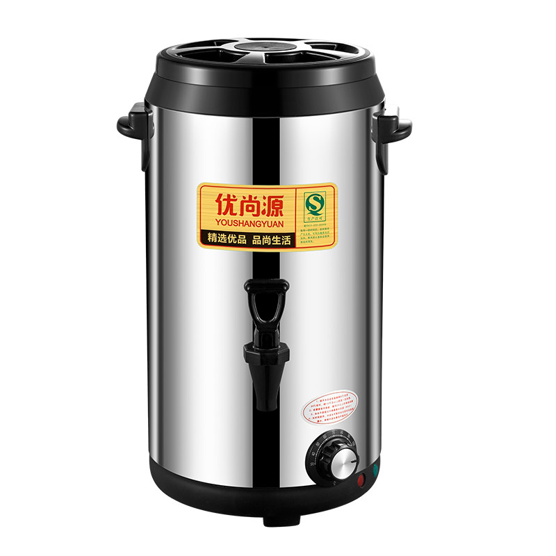 不锈钢电热奶茶桶大容量商用保温桶奶茶店加热开水桶烧水桶茶水桶