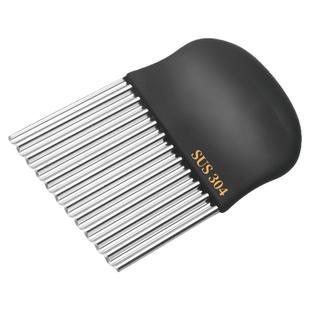 德国波纹刀304不锈钢狼牙切土豆刀波浪刀厨房家用切菜神器多功能