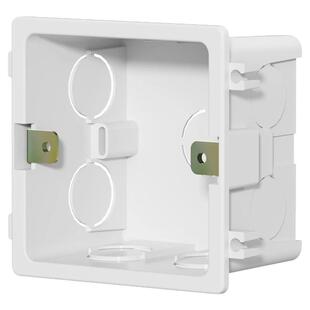 暗装86型通用墙壁开关插座暗盒PVC阻燃接线盒墙壁分线盒300只装