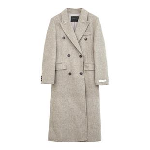 Garbociaga龙喜儿 赫拉宫殿 双排扣100羊毛双面呢大衣外套 8325