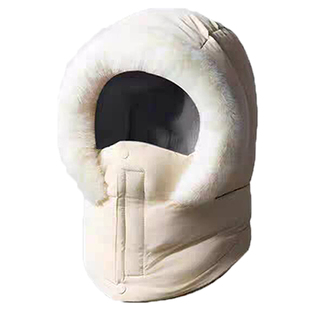 雷锋帽子女加厚保暖2025新款冬季骑行防寒护耳围脖一体套头帽男款