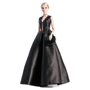 第二件5折黑色优雅爸比娃娃衣礼服装超模ba比体型娃可穿女孩玩具