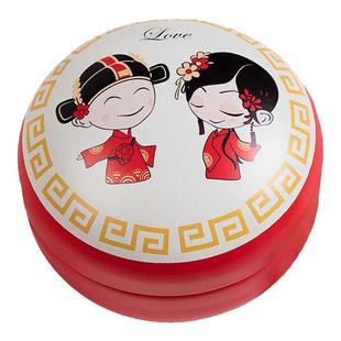 2023新款结婚礼盒定制婚庆包装空盒喜糖盒子高级中式免折叠铁盒