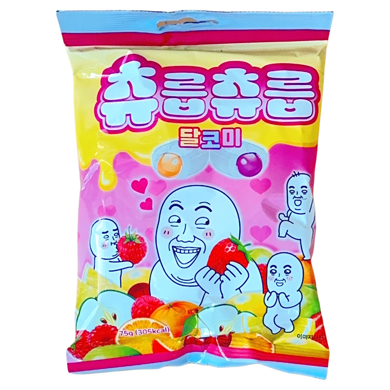 富林可酸酸水果味甜甜水果味香口软糖75g