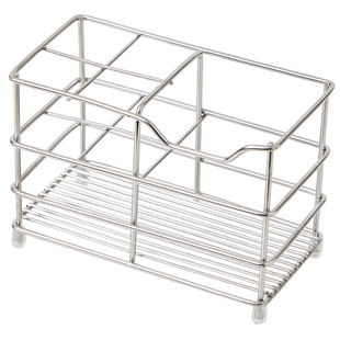 诺室不锈钢台面牙刷架浴室洗手台化妆品置物架电动牙刷牙膏收纳