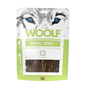 WOOLF伍尔夫狗零食鸡肉鸭胸肉干成犬幼犬训练奖励零食