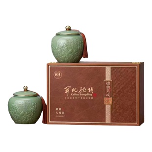 绿茶茶叶新茶2026开化龙顶茶新包装通用送礼礼盒装半斤一斤空礼盒