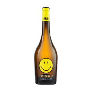 【节日送礼】法国进口笑脸SMILEY WINES霞多丽葡萄酒750ML*1瓶
