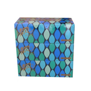 清风B335AAD盒装面巾纸抽纸商务原生木浆硬盒抽130抽48盒整箱