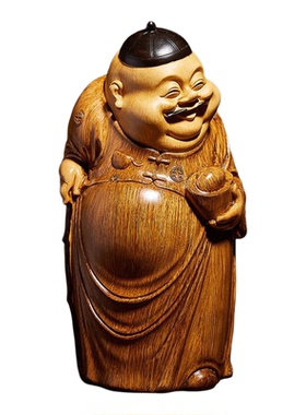 地主财神招财进宝玄关摆件乔迁