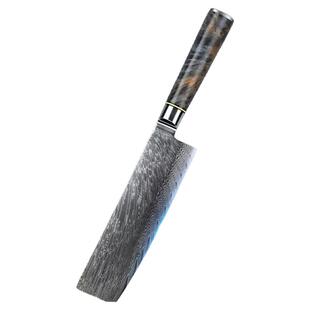 菜刀家用VG10大马士革钢三德刀具厨房厨师专用主厨刀切片刀水果刀