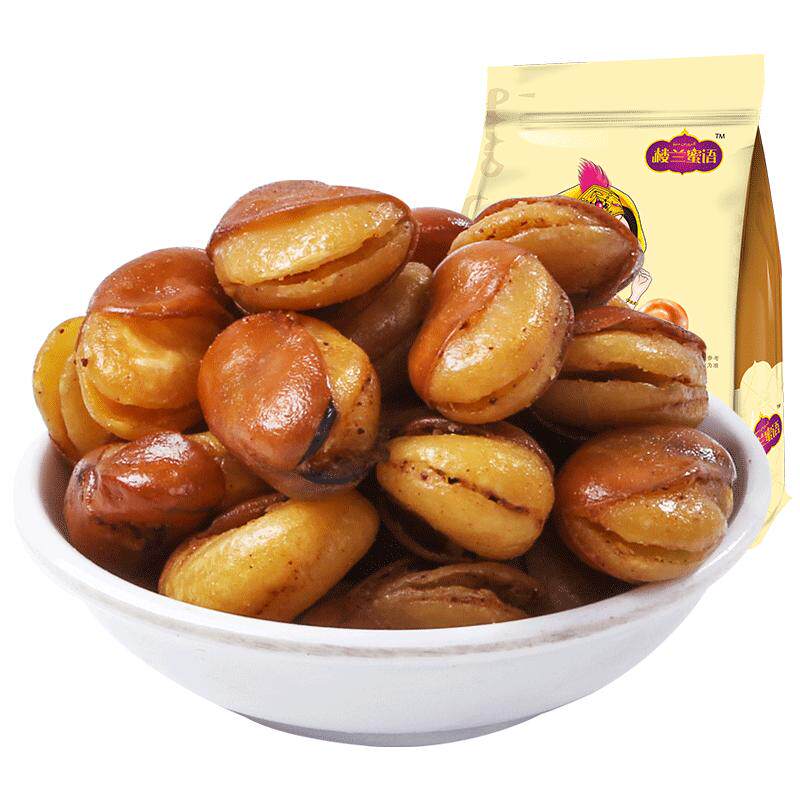 楼兰蜜语牛肉味兰花豆210gx2休闲零食特产炒货咸味香酥蚕豆兰花豆