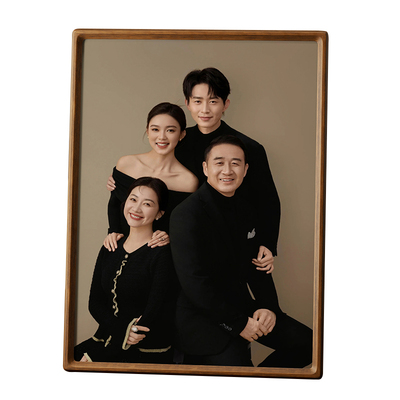 全家福实木榫卯相框定制洗照片a4