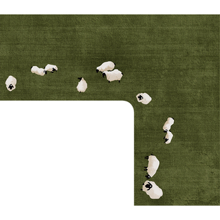 浴室地垫防滑垫L型卫生间吸水脚垫硅藻泥厕所门口地毯L家用脚踏垫