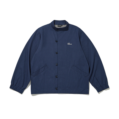 oddCIRKUS立领外套 日系休闲夹克长袖上衣藏青色男女同款新款