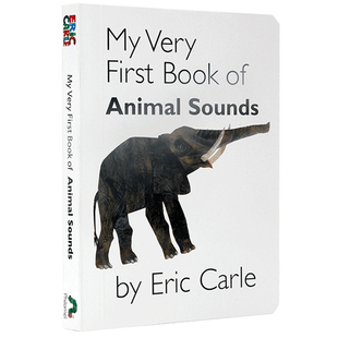 进口英文原版正版 Eric Carle: My Very First Book of Animal Sounds 我的一本动物叫声书 纸板书 卡尔爷爷