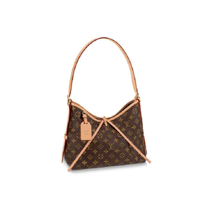 99新Louis Vuitton/路易威登LV carryall pm单肩托特经典老花女包