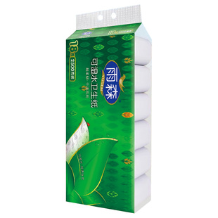 雨森可湿水卫生纸2500g家用实惠装无芯卷筒纸加厚柔软中长卷纸巾