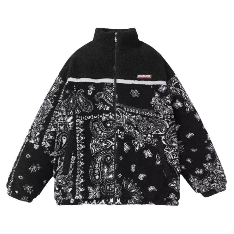 宽松休闲反光GENANX保暖情侣棉服