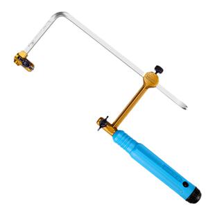 DIY迷你曲线锯多功能小型手工锯木工拉花锯钢丝锯进口锯条U型锯子