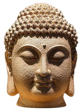 佛像大摆件玄关佛首禅意