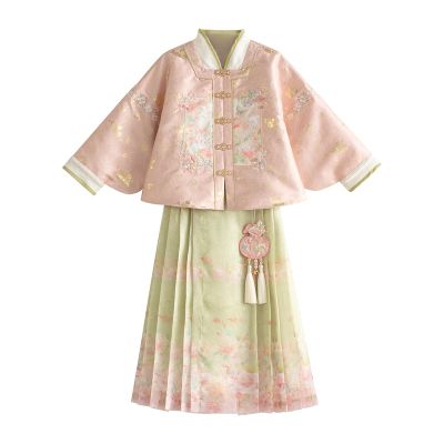 儿童新中式高端仙气明制汉服套装