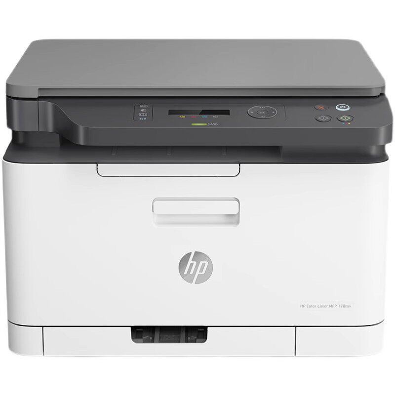 二手惠普178nw彩色激光打印复印hp179NW无线网络办公家用A4一体机