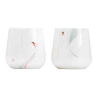 南山先生 素锦莲华主人杯单杯陶瓷单个家用品茗杯喝茶杯功夫茶具