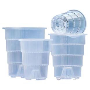 爱美透明兰花水苔蝴蝶兰专用花盆塑料透气热植石斛盆栽青山控根盆