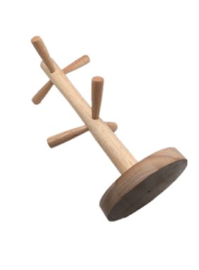 居家家木质杯架创意收纳置物架水杯架挂架茶杯架倒挂沥水架杯子架