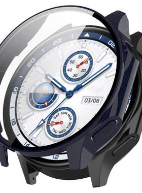 适用OPPOwatchX2手表pc钢化X3一体保护套一加ONE plus watch2屏幕保护膜屏幕保护防摔耐磨壳膜一体贴膜