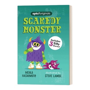 英文原版 Scaredy Monster 胆怯的怪物 英文版 进口英语原版书籍