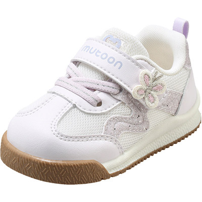 牧童软底网面宝宝步前鞋