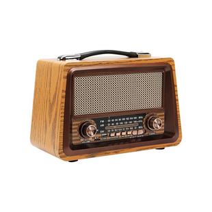 收音机老人专用复古老式全波段半导体收录机老年音响一体播放器