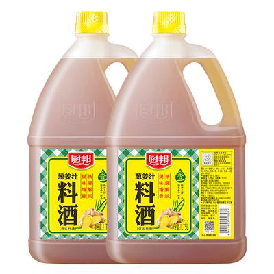 厨邦料酒葱姜汁料酒1.75L*2瓶