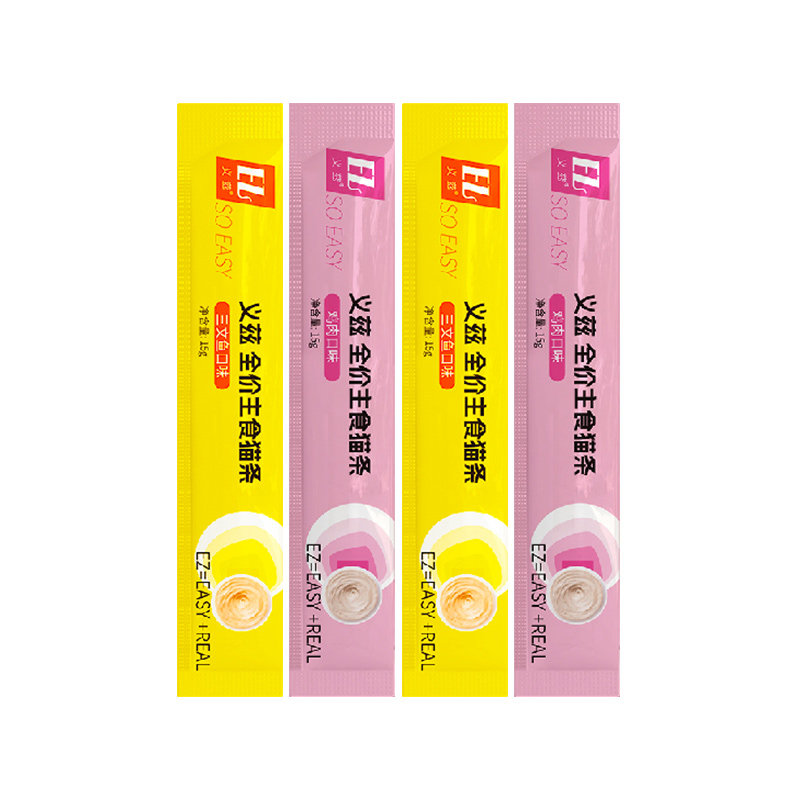 义兹综合营养条补水猫零食成幼猫专用湿粮乳化慕斯补水猫试吃猫条