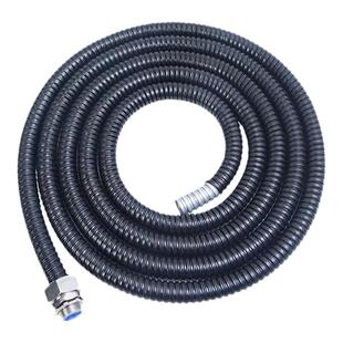 DN20金属软管1/2寸PVC包塑浪管BS15镀锌钢带波纹管304不锈钢软管